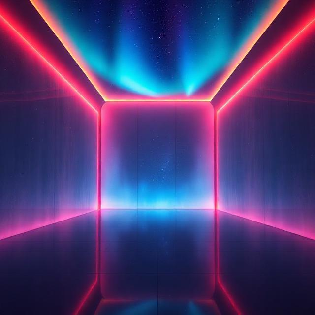 cosmic architecture interior gradient light