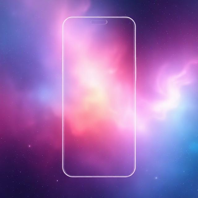 cosmic mobile ui glassmorphism nebula